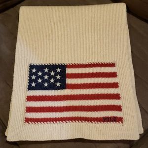 Vintage Ralph Lauren American Flag Scarf